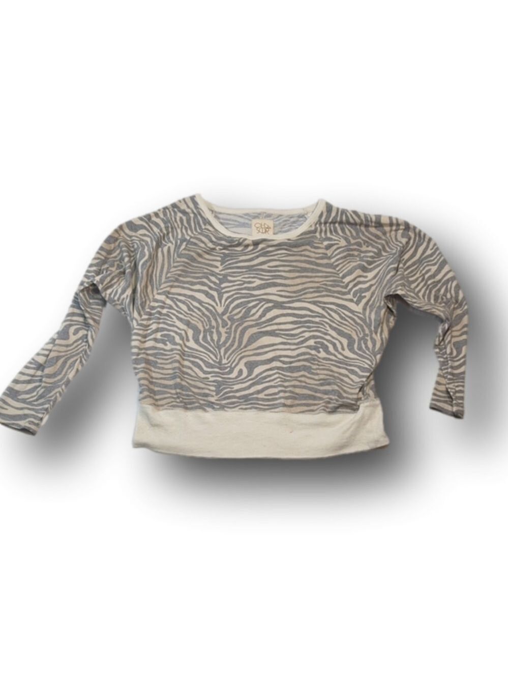 Chaser zebra print top